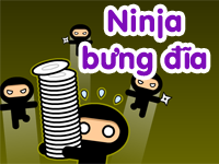 Ninja bưng đĩa